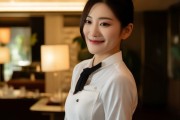 泊里酒店服务员，以标准迎宾礼仪传递专业与温暖的服务温度
