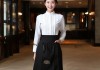曲阳德祥商务酒店，餐饮服务员服装细节，彰显专业与服务品质