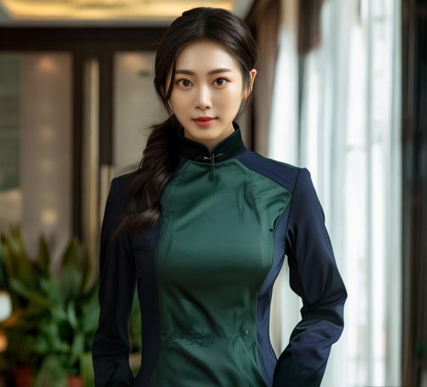 五星级酒店服务员秋冬餐饮工作服，功能性与温度的守护者