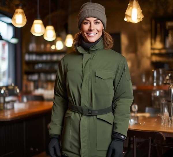 温暖与专业并存，餐饮酒店服务员秋冬季工作服的实用选择