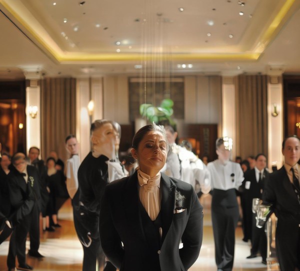 6分钟酒店服务礼仪表演，细节中的温度与专业