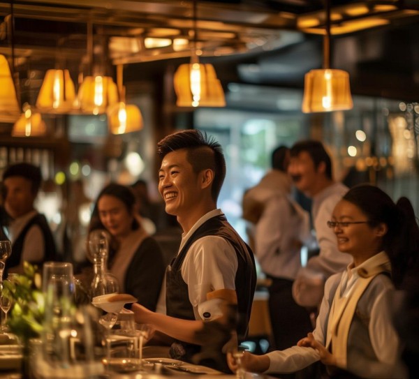 望江禧都汇，餐饮酒店里的服务暖光——记那些用专业与热情服务用餐者的服务员们