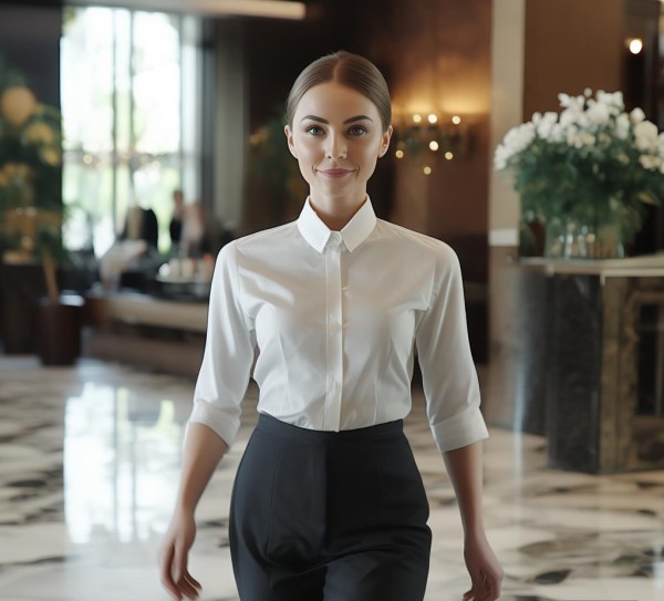 酒店服务员走姿礼仪视频，规范行走，展现专业服务风采