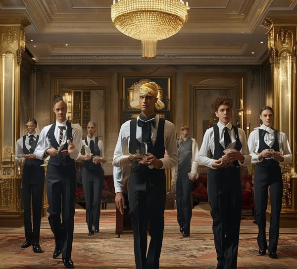 以礼为帆,情为桨,7人酒店服务礼仪情景剧演绎职业风采 以礼为帆,情为桨,7人酒店服务礼仪情景剧演绎职业风采