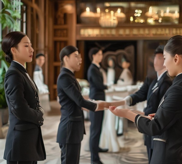 佰宫精品酒店服务礼仪操，以礼为魂，服务为本的精致演绎