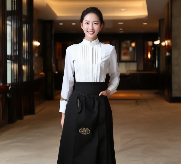 曲阳德祥商务酒店,餐饮服务员服装的细节体现专业与服务品质 曲阳德祥商务酒店,餐饮服务员服装的细节体现专业与服务品质