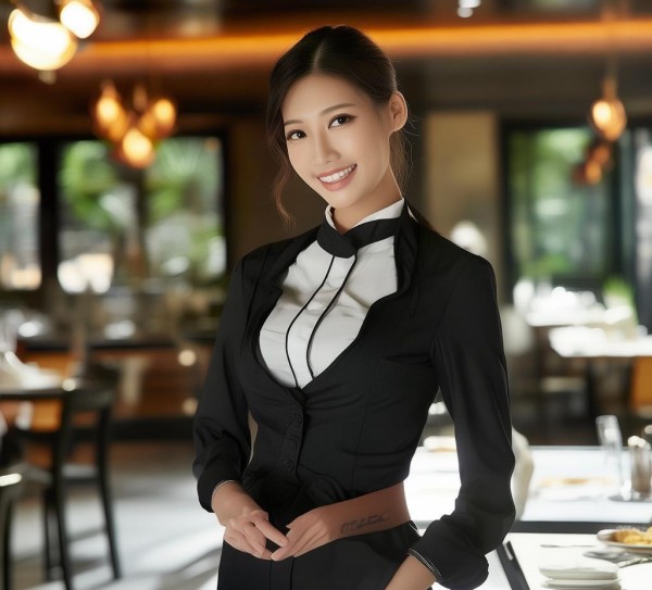 酒店餐饮服务员工作服,吊带裙的职场魅力与专业规范 酒店餐饮服务员工作服,吊带裙的职场魅力与专业规范