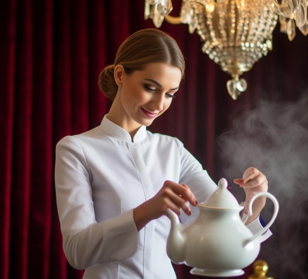 酒店服务员添茶水礼仪，细节里的服务温度与专业素养