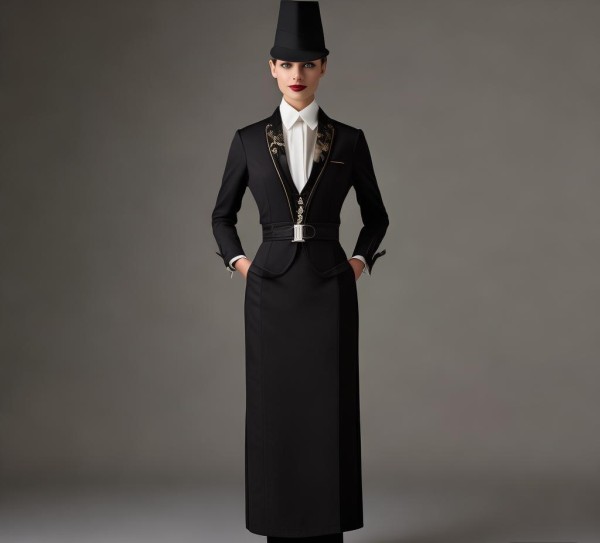 餐饮服务员酒店服装设计，塑造专业形象，提升服务体验的视觉语言