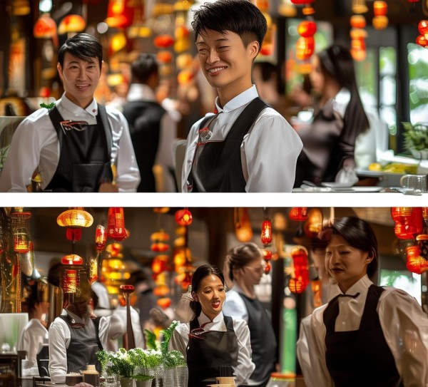 中西餐饮酒店服务员，文化交融中的服务艺术与职业魅力