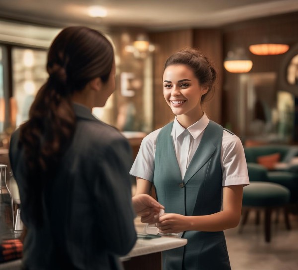 酒店服务礼仪情景剧，前台，以专业与温情传递服务温度
